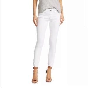 Adriano Goldschmied white The Stevie Ankle - sz 27R - slim straight ankle jean
